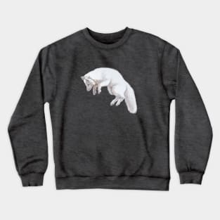 Arctic Fox Pounce Crewneck Sweatshirt